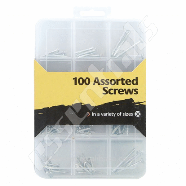 100 ASSORTED SCREW BOX TKSC007
