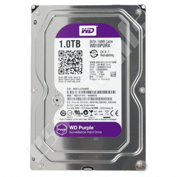 1TB Western Digital  (PURPLE) HDD SHDD010