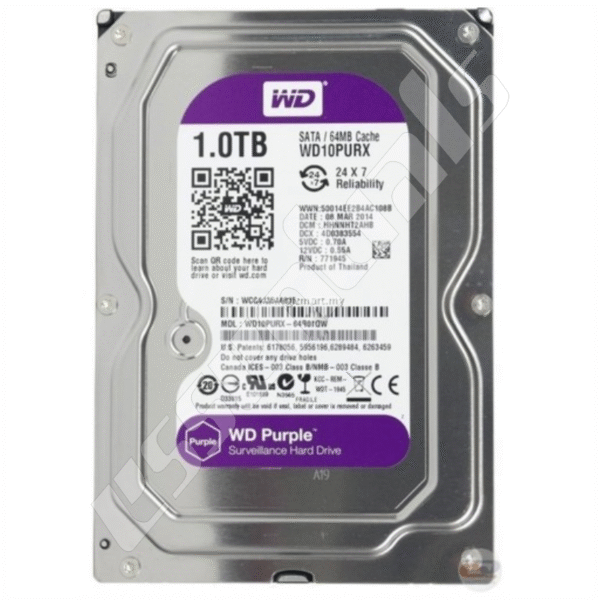 4TB Western Digital  (PURPLE) HDD SHDD007