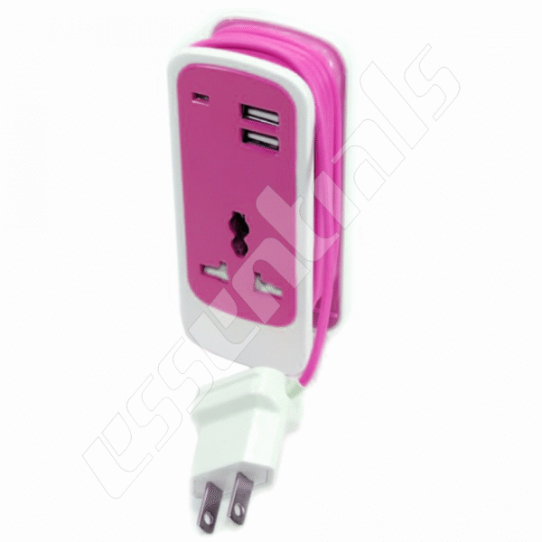 Universal Socket with USB Port & Surge Protector TKUS002